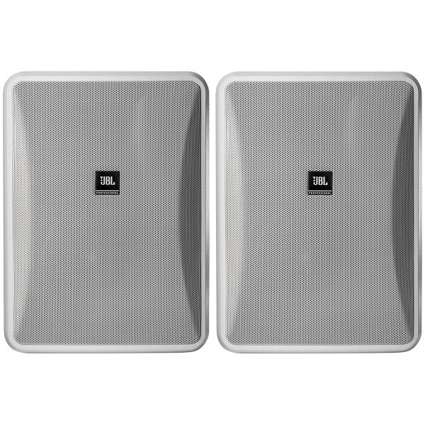 Main product image for JBL Control 28-1-WH 8" 2-Way Indoor/Outdoor Speaker Pair 70V / 100V / 8 Ohm - White246-8548